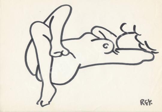 For sale  Rózsahegyi, György - Lying Nude 's painting